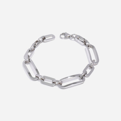Bracelet with Large Asymmetrical Links