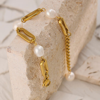 Bracelet avec maillons en perles