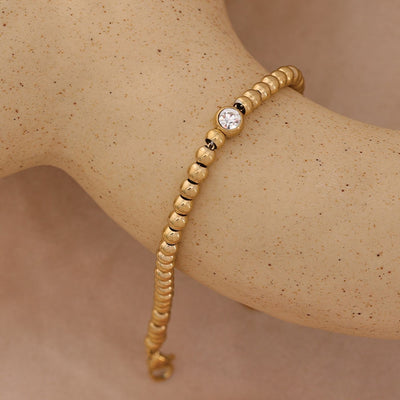 Bracelet with Zirconia Beads