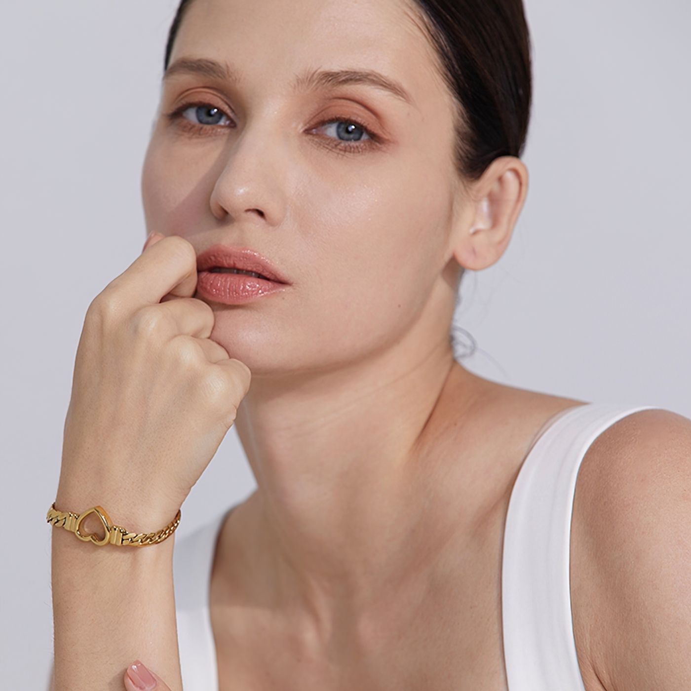 Willow Thick Heart Bracelet