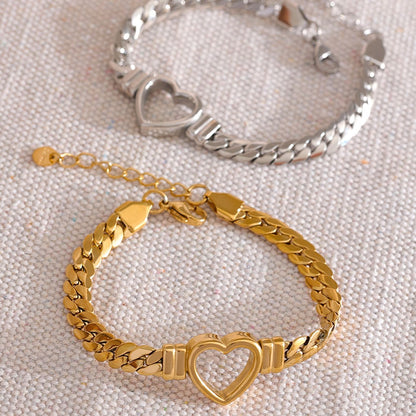 Willow Thick Heart Bracelet