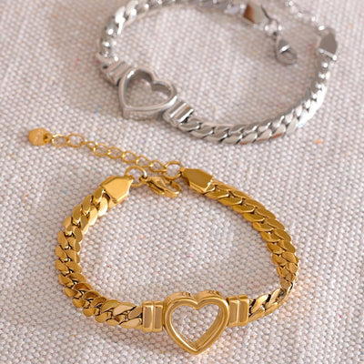 Bracelet cœur épais en saule