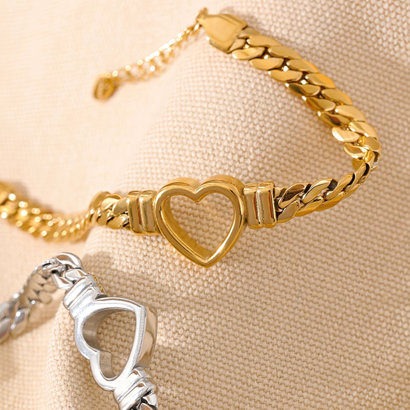 Bracelet cœur épais en saule