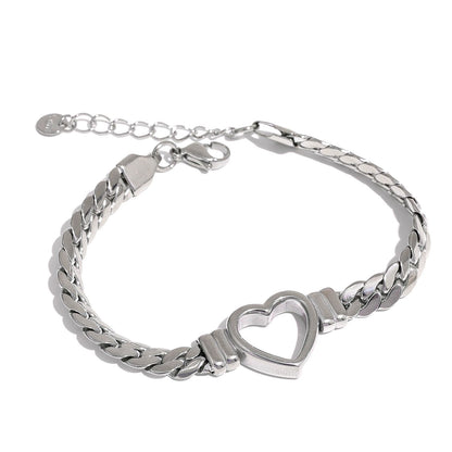 Willow Thick Heart Bracelet