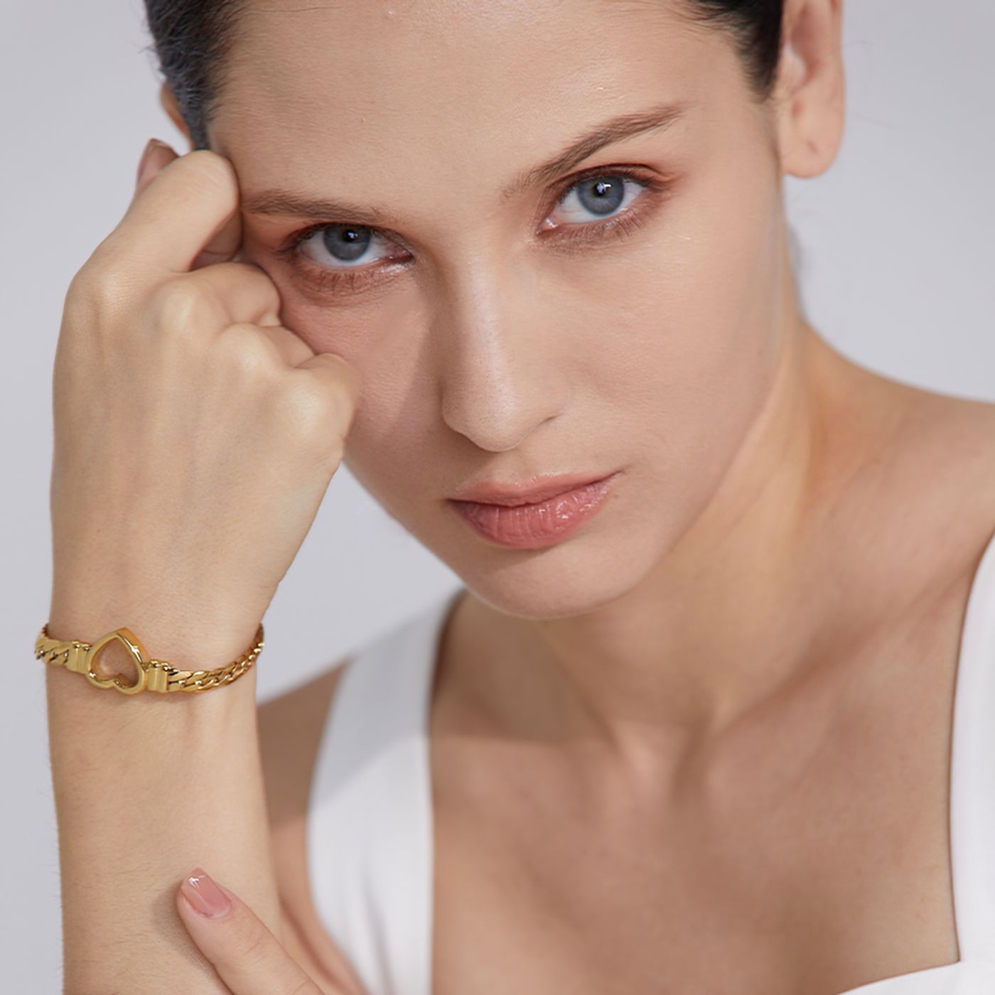 Willow Thick Heart Bracelet