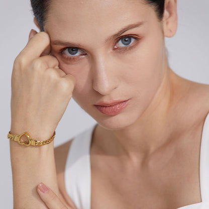 Willow Thick Heart Bracelet