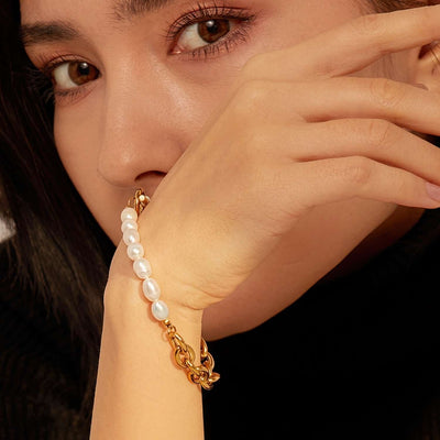 Bracelet de perles épaisses Yasmin