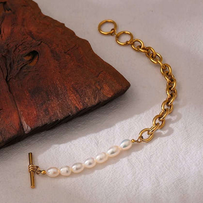 Yasmin Thick Pearl Bracelet