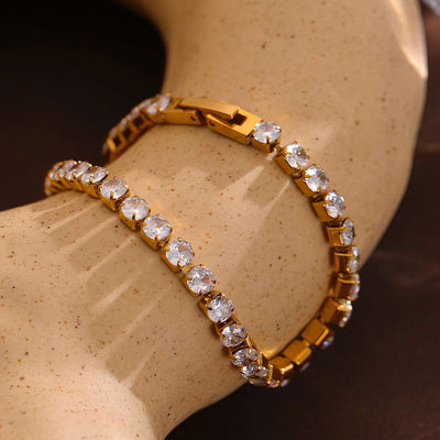 Bracelet Riviera avec zircone