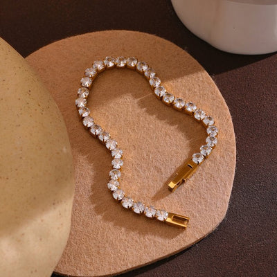 Bracelet Riviera avec zircone