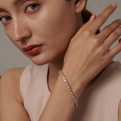 Bracelet Riviera avec zircone
