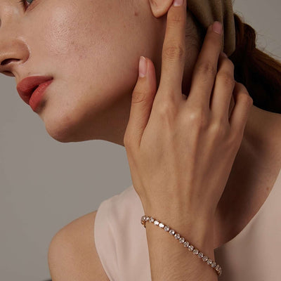 Bracelet Riviera avec zircone