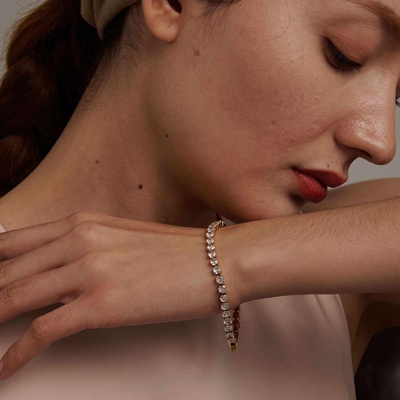 Bracelet Riviera avec zircone