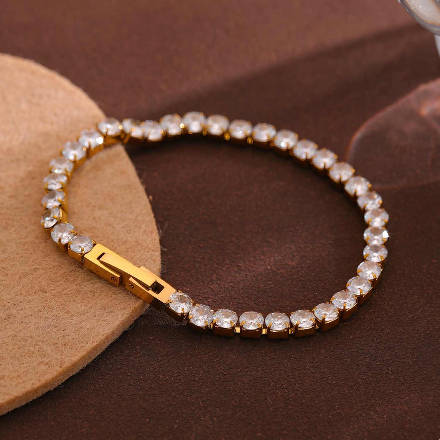Bracelet Riviera avec zircone