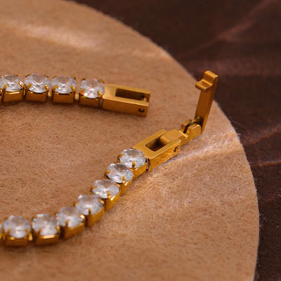 Bracelet Riviera avec zircone