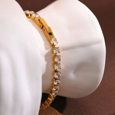 Bracelet Riviera avec zircone