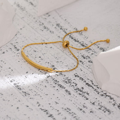 Bracelet plaqué avec étiquette « Lover Dream »